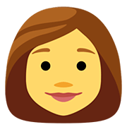 Emoji 👩 Donna su Facebook 2.0.