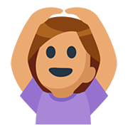 Emoji 🙆🏽‍♀️ Donna Con Gesto OK: Carnagione Olivastra su Facebook 2.0.