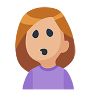 🙎🏼‍♀️ Emoji Mujer Haciendo Pucheros: Tono De Piel Claro Medio en Facebook 2.0.