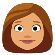 Emoji 👩🏽 Donna: Carnagione Olivastra su Facebook 2.0.