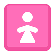 Émoji 🚺 Symbole Toilettes Femmes sur Facebook 2.0.