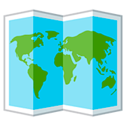 Emoji 🗺️ Mappa Mondiale su Facebook 2.0.