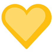 💛 Emoji Corazón Amarillo en Facebook 2.0.