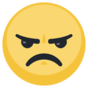 Emoji 😠 Faccina Arrabbiata su Facebook 2.1.