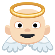 👼🏻 Emoji Bebé ángel: Tono De Piel Claro en Facebook 2.1.