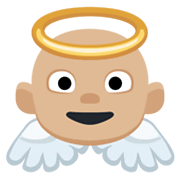 👼🏼 Emoji Bebé ángel: Tono De Piel Claro Medio en Facebook 2.1.