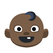 👶🏿 Emoji Bebê: Pele Escura na Facebook 2.1.