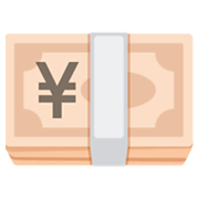 Emoji 💴 Banconota Yen su Facebook 2.1.
