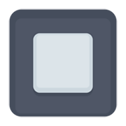 Emoji 🔲 Tasto Quadrato Bianco Con Bordo Nero su Facebook 2.1.