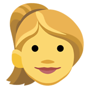 Emoji 👱‍♀️ Donna Bionda su Facebook 2.1.