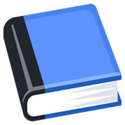Emoji 📘 Libro Blu su Facebook 2.1.