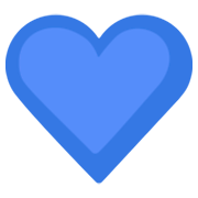💙 Emoji blaues Herz Facebook 2.1.