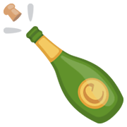 Emoji 🍾 Bottiglia Stappata su Facebook 2.1.