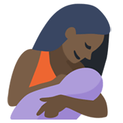 🤱🏿 Emoji Lactancia Materna: Tono De Piel Oscuro en Facebook 2.1.
