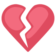 Emoji 💔 Cuore Infranto su Facebook 2.1.