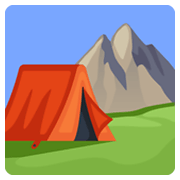 Émoji 🏕️ Camping sur Facebook 2.1.
