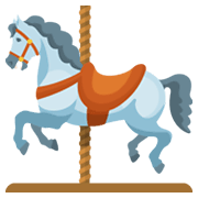 Emoji 🎠 Cavallo Da Giostra su Facebook 2.1.
