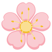Emoji 🌸 Fiore Di Ciliegio su Facebook 2.1.