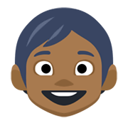 🧒🏾 Emoji Kind: mitteldunkle Hautfarbe Facebook 2.1.
