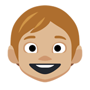 🧒🏼 Emoji Kind: mittelhelle Hautfarbe Facebook 2.1.