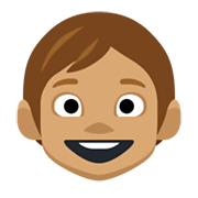 Emoji 🧒🏽 Bimbo: Carnagione Olivastra su Facebook 2.1.