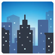 Emoji 🏙️ Paesaggio Urbano su Facebook 2.1.