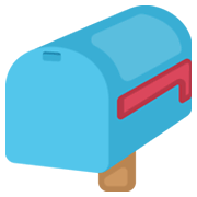 📪 Emoji geschlossener Briefkasten ohne Post Facebook 2.1.