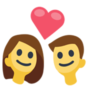 Emoji 💑 Coppia Con Cuore su Facebook 2.1.