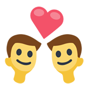 Emoji 👨‍❤️‍👨 Coppia Con Cuore: Uomo E Uomo su Facebook 2.1.