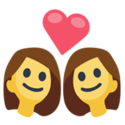 👩‍❤️‍👩 Emoji Pareja Enamorada: Mujer Y Mujer en Facebook 2.1.