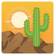Emoji 🏜️ Deserto su Facebook 2.1.