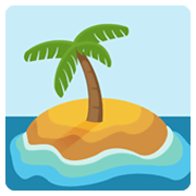 Emoji 🏝️ Isola Deserta su Facebook 2.1.