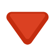 Emoji 🔻 Triangolo Rosso Con Punta Verso Il Basso su Facebook 2.1.