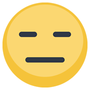 Emoji 😑 Faccina Inespressiva su Facebook 2.1.