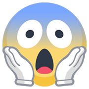 Emoji 😱 Faccina Terrorizzata su Facebook 2.1.