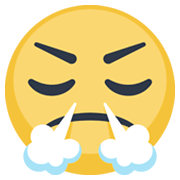 Emoji 😤 Faccina Che Sbuffa su Facebook 2.1.