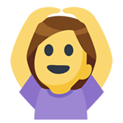 🙆 Emoji Person mit Händen auf dem Kopf Facebook 2.1.
