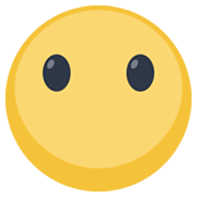 Emoji 😶 Faccina Senza Bocca su Facebook 2.1.