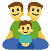 👨‍👨‍👦 Emoji Familia: Hombre, Hombre, Niño en Facebook 2.1.