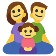 Emoji 👨‍👩‍👧 Famiglia: Uomo, Donna E Bambina su Facebook 2.1.