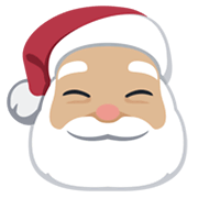Emoji 🎅🏼 Babbo Natale: Carnagione Abbastanza Chiara su Facebook 2.1.
