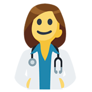 👩‍⚕️ Emoji Profesional Sanitario Mujer en Facebook 2.1.