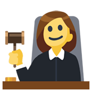 Emoji 👩‍⚖️ Giudice Donna su Facebook 2.1.