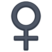 Emoji ♀️ Simbolo Genere Femminile su Facebook 2.1.