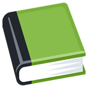 📗 Emoji grünes Buch Facebook 2.1.