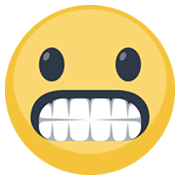 Emoji 😬 Faccina Con Smorfia su Facebook 2.1.