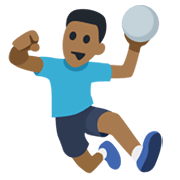 Émoji 🤾🏾 Personne Jouant Au Handball : Peau Mate sur Facebook 2.1.