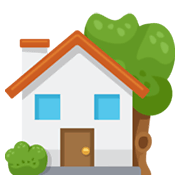 Emoji 🏡 Casa Con Giardino su Facebook 2.1.