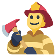 Emoji 👨‍🚒 Pompiere Uomo su Facebook 2.1.
