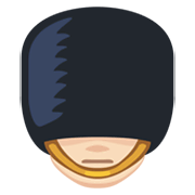Emoji 💂🏻‍♂️ Guardia Uomo: Carnagione Chiara su Facebook 2.1.